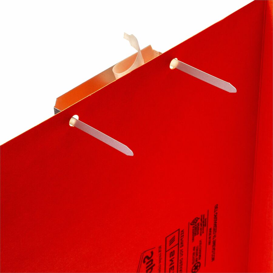 Business Source Self-adhesive Folder Fasteners - 240 Sheet Capacity - for Paper - Self-adhesive - 100 / Box - Silver