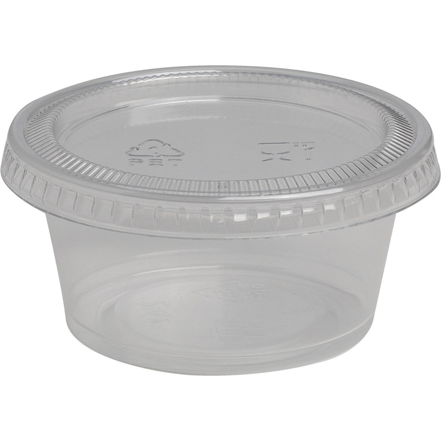 dixie-2-oz-souffle-cups-by-gp-pro-200-pack-12-carton-clear-plastic-sauce_dxepp20clear - 2