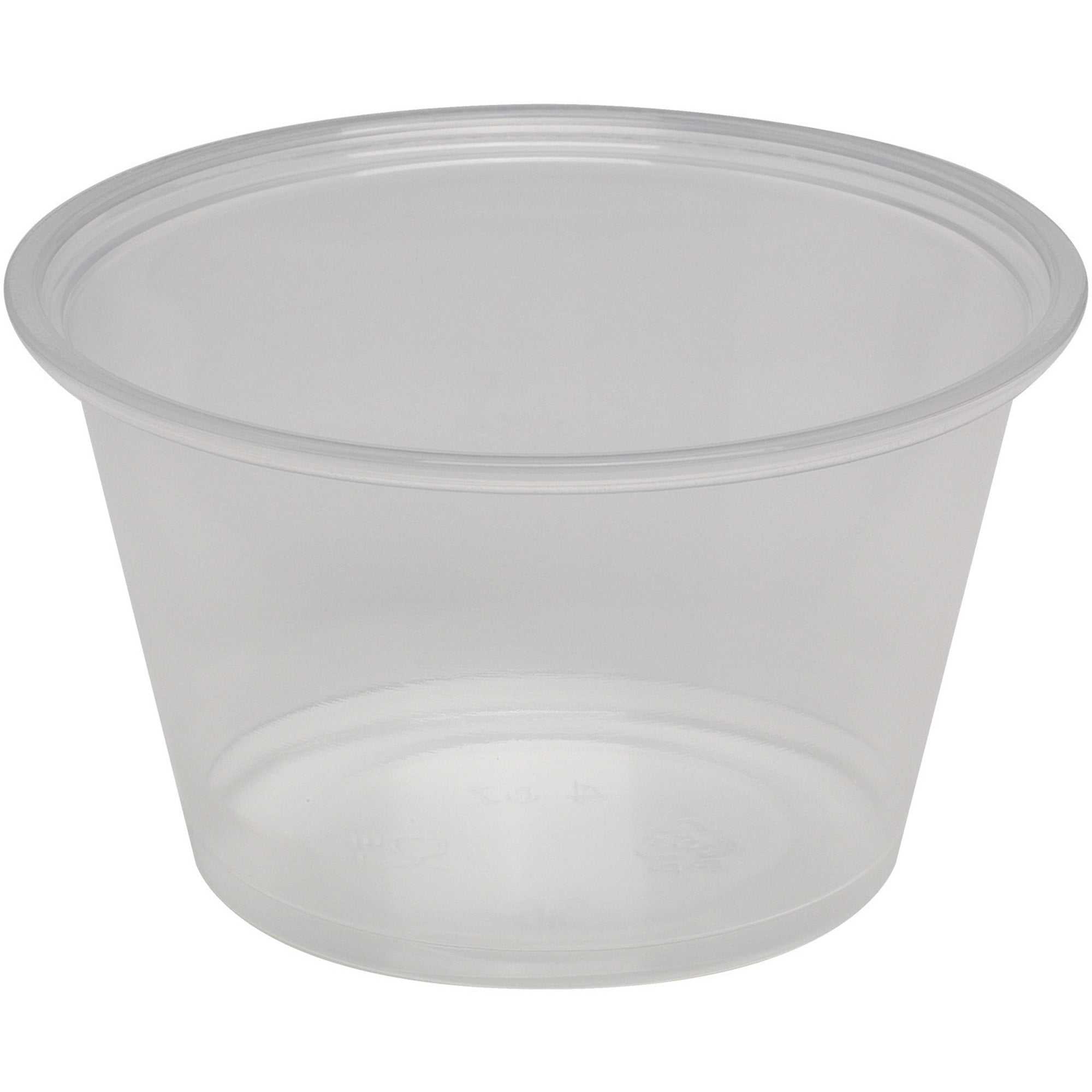 dixie-4-oz-souffle-cups-by-gp-pro-200-pack-12-carton-clear-plastic-sauce_dxepp40clear - 1