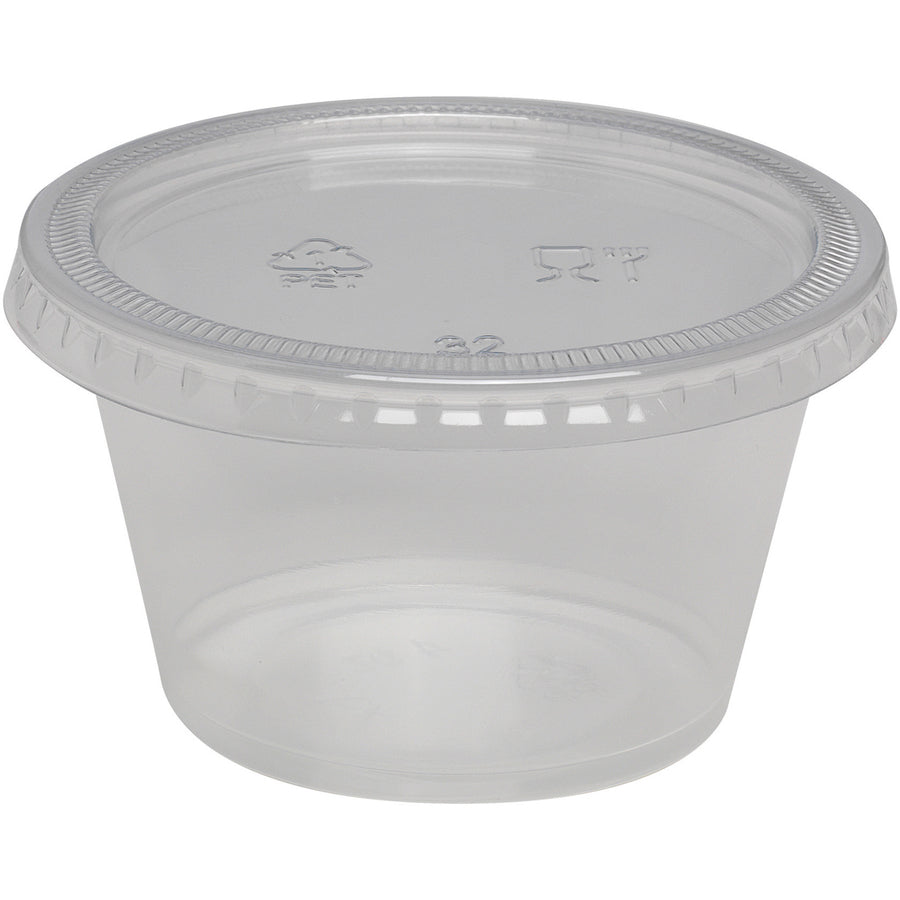 dixie-4-oz-souffle-cups-by-gp-pro-200-pack-12-carton-clear-plastic-sauce_dxepp40clear - 2