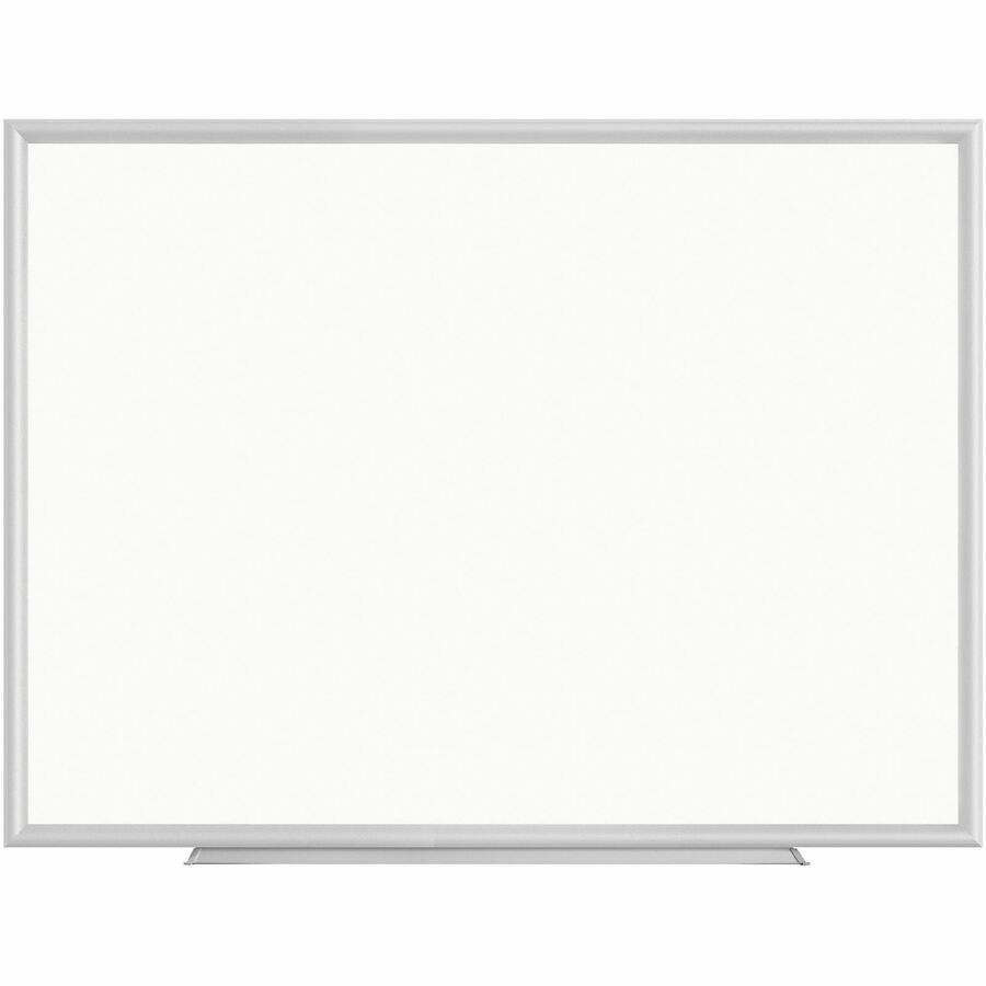 Lorell Dry-erase Board - 48" (4 ft) Width x 36" (3 ft) Height - White Styrene Surface - White Aluminum Frame - Rectangle - 1 Each