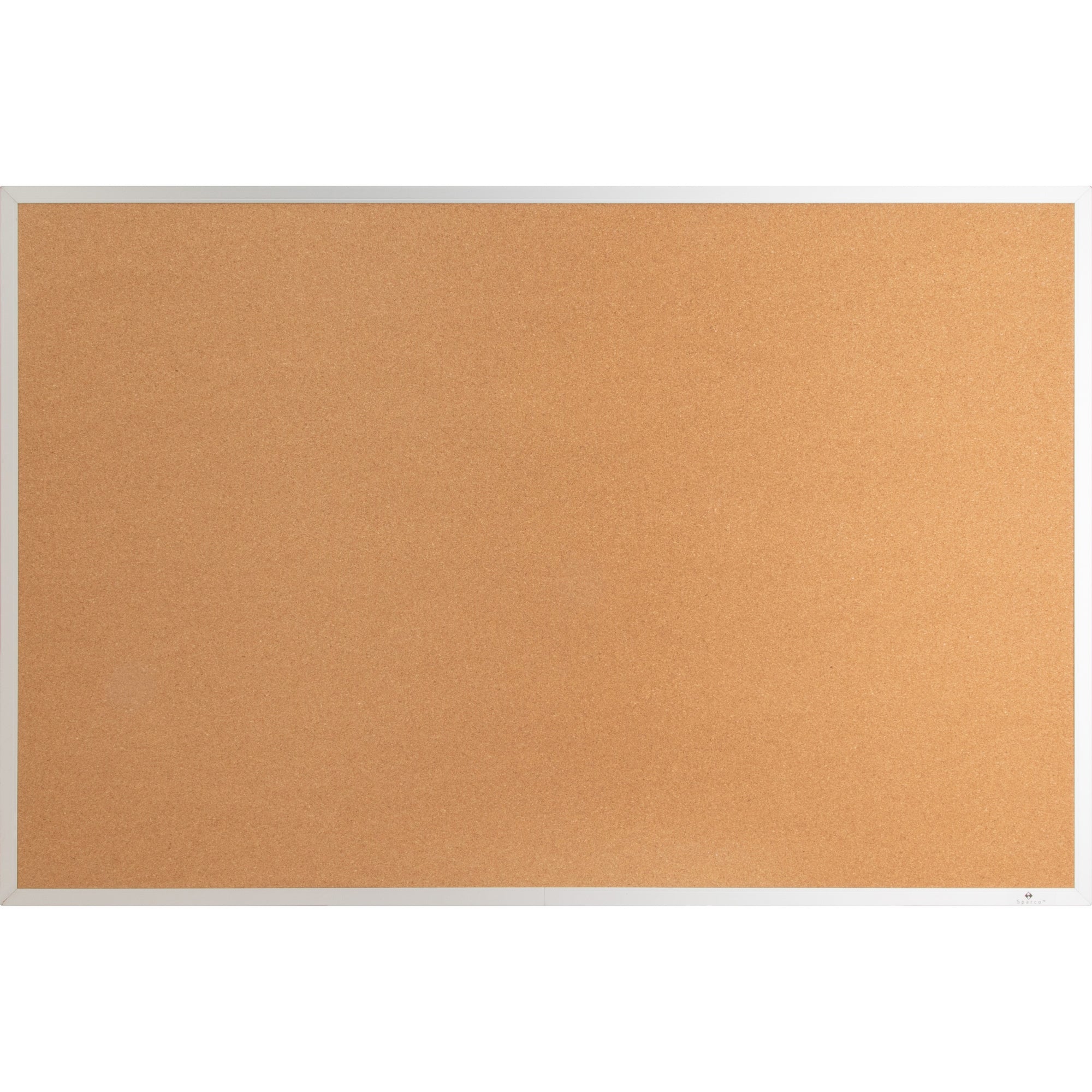 Lorell Bulletin Board - 48" Height x 72" Width - Cork Surface - Long Lasting, Warp Resistant - Silver Aluminum Frame - 1 Each