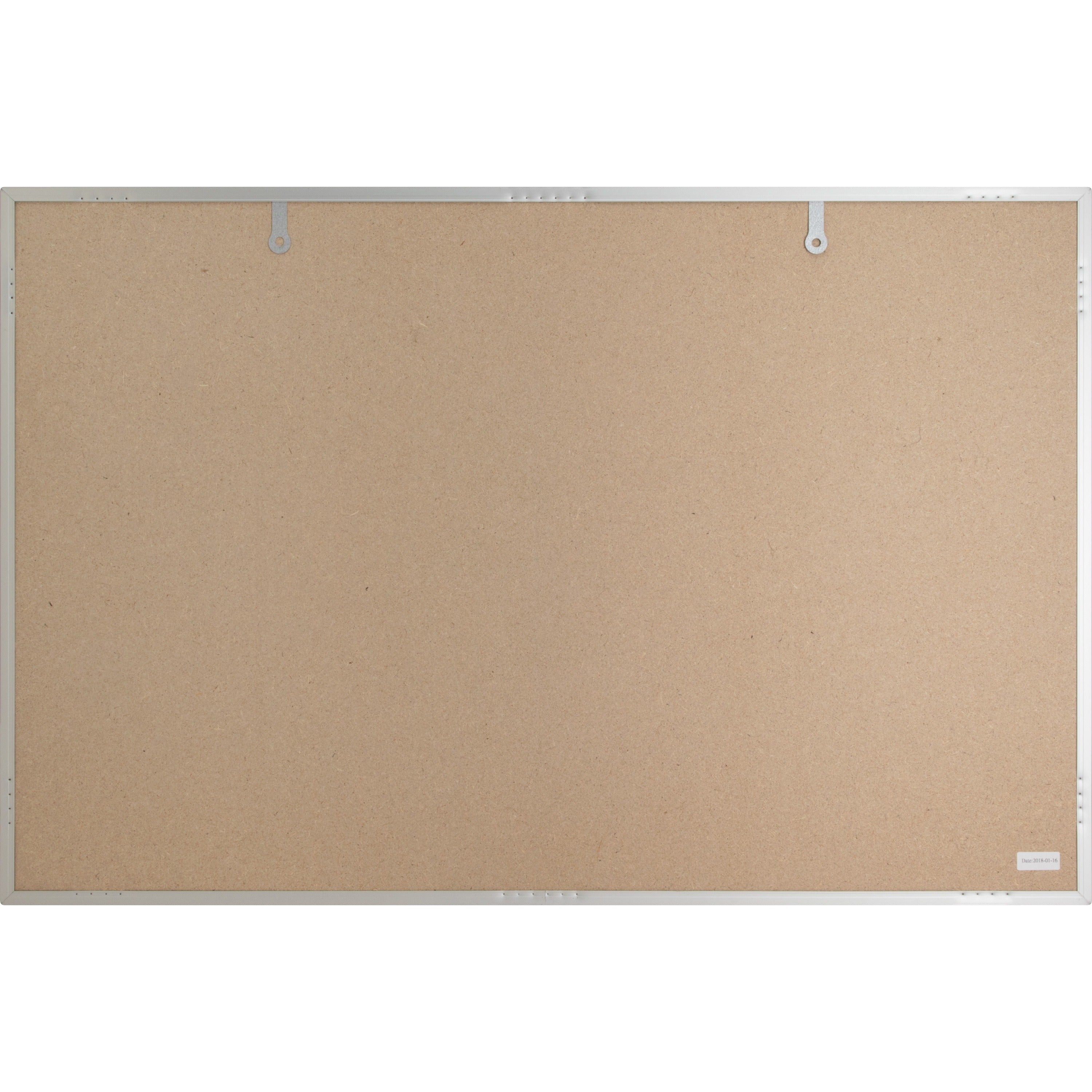 lorell-bulletin-board-48-height-x-72-width-cork-surface-long-lasting-warp-resistant-silver-aluminum-frame-1-each_llr19070 - 2