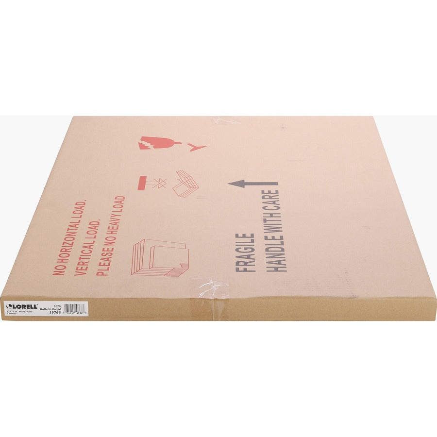 lorell-bulletin-board-18-height-x-24-width-cork-surface-long-lasting-warp-resistant-brown-oak-frame-1-each_llr19766 - 3