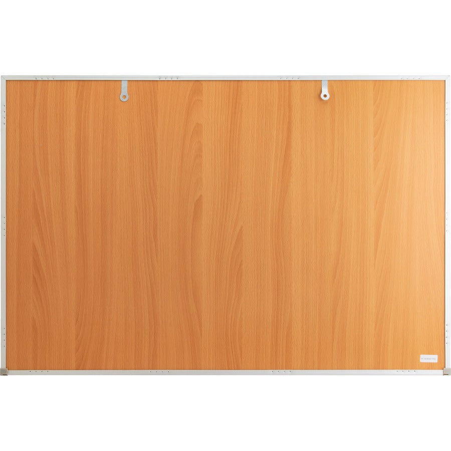 Lorell Economy Dry-erase Board - 24" (2 ft) Width x 18" (1.5 ft) Height - White Melamine Surface - White Aluminum Frame - Rectangle - 1 Each