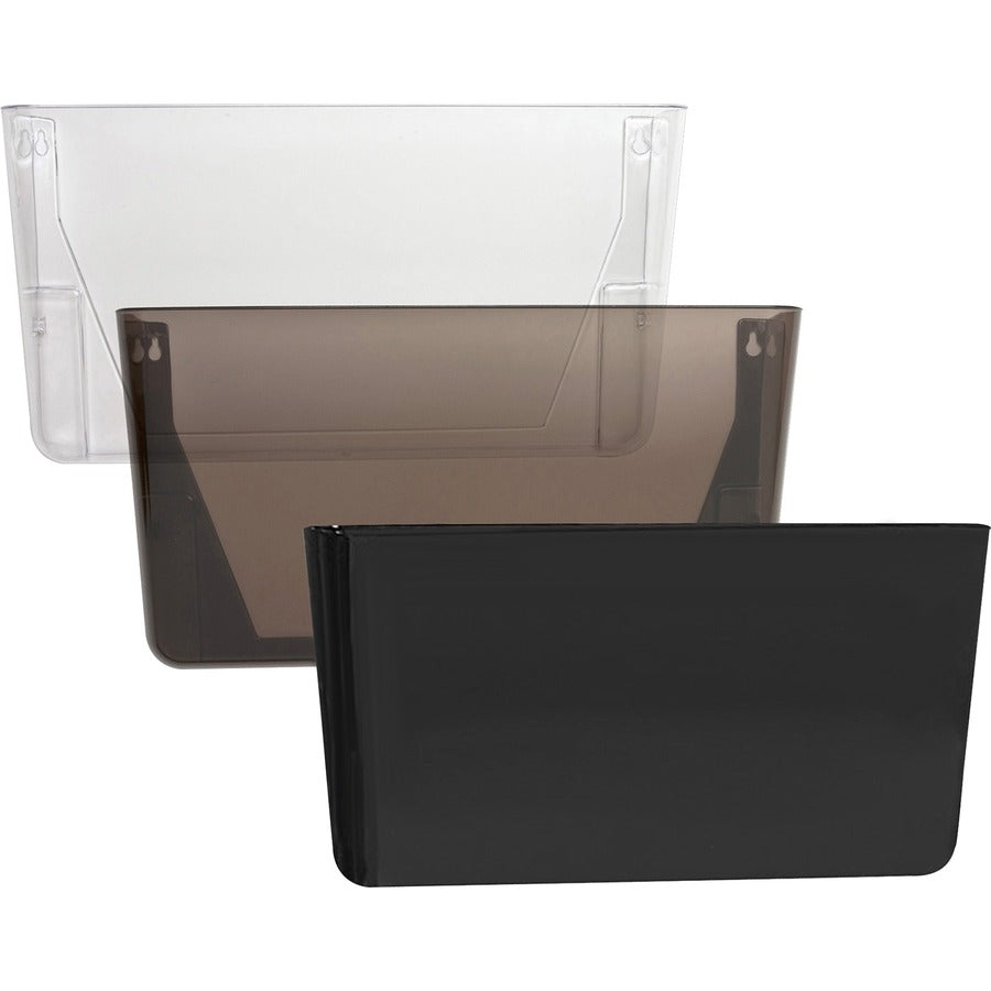 lorell-wall-file-pockets-148-height-x-131-width-x-43-depth-smoke-3-pack_llr60002 - 4