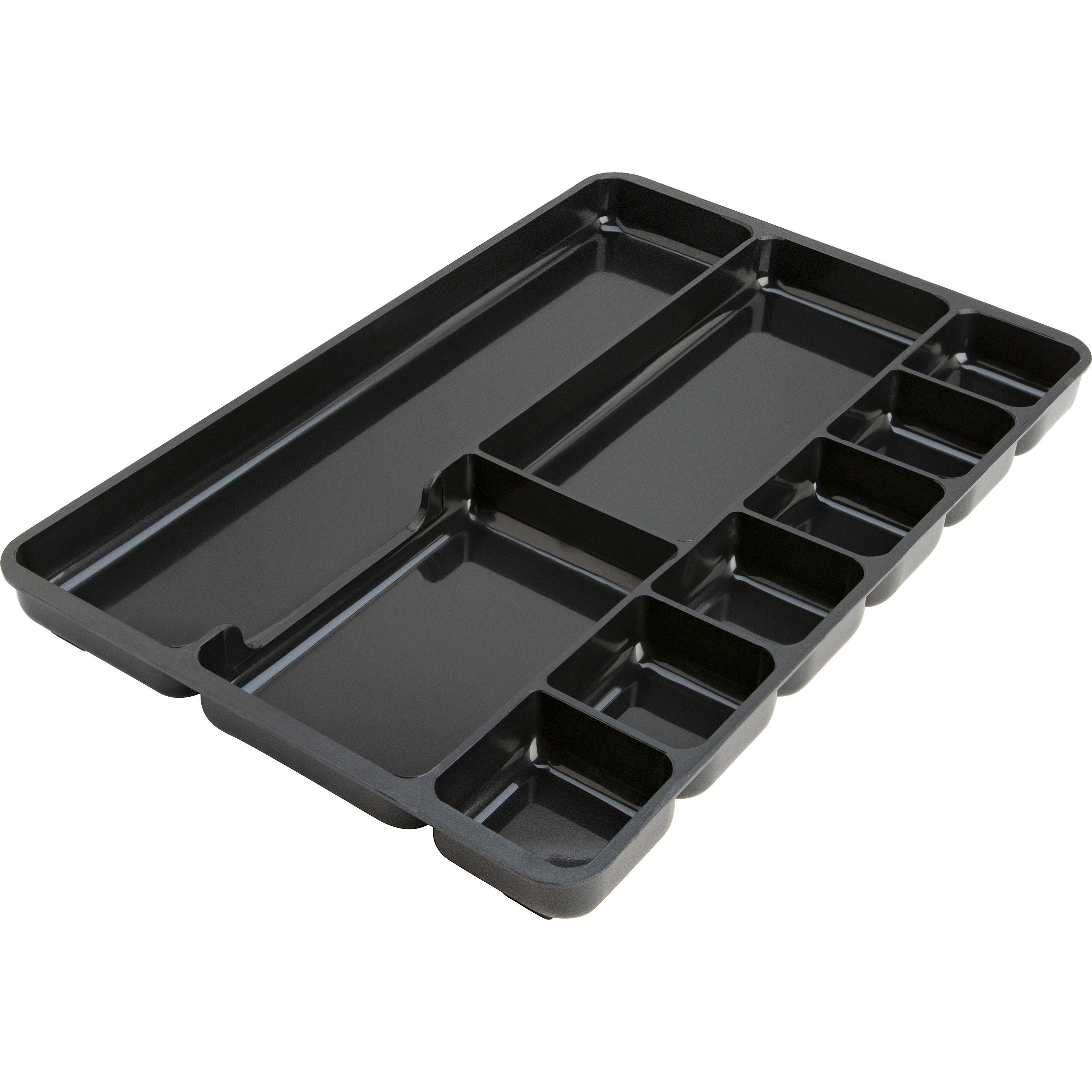 lorell-drawer-tray-organizer-9-compartments-13-height-x-14-width-x-94-depth-black-1-each_llr60006 - 3