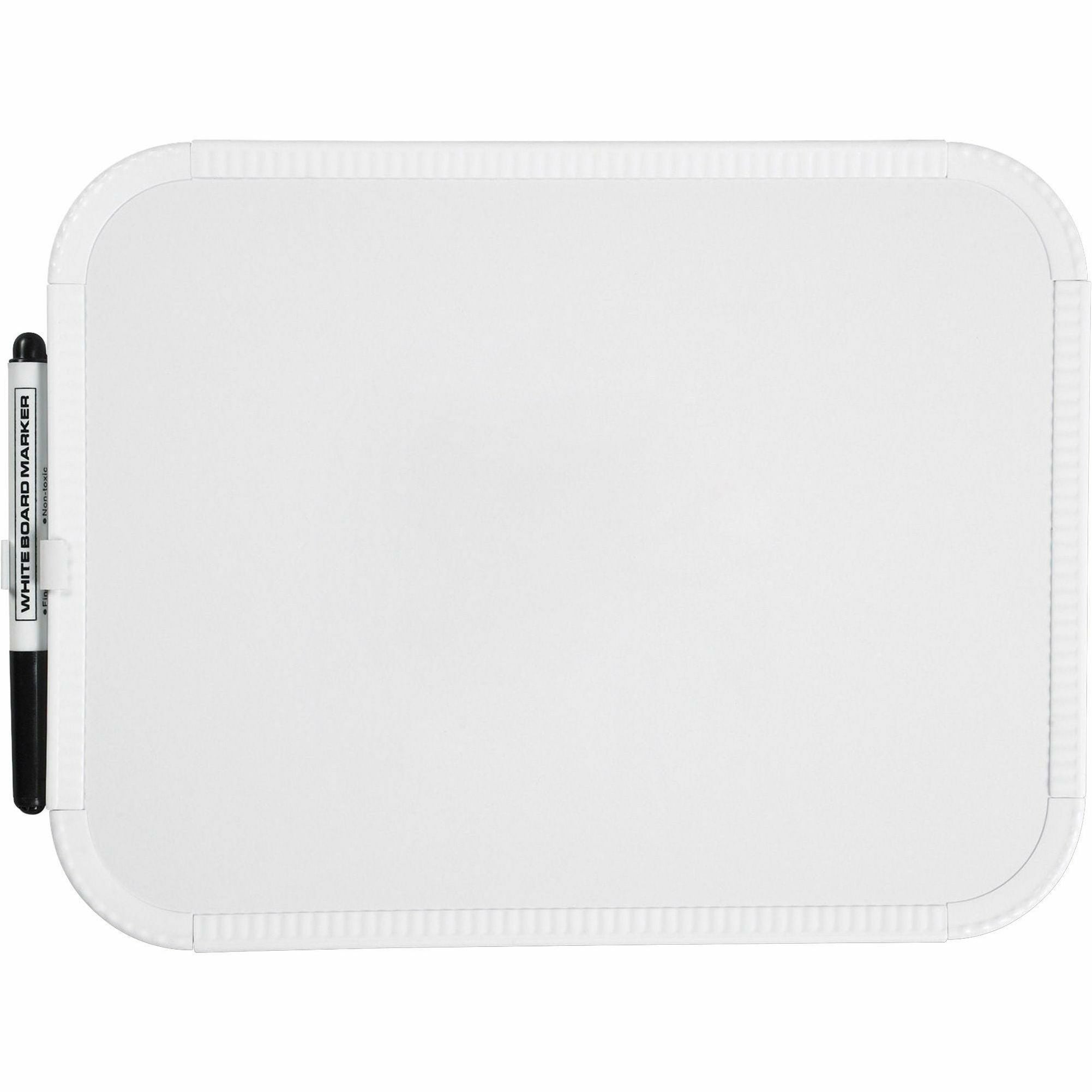lorell-personal-whiteboard-11-09-ft-width-x-85-07-ft-height-white-melamine-surface-white-plastic-frame-rectangle-1-each_llr75620 - 3