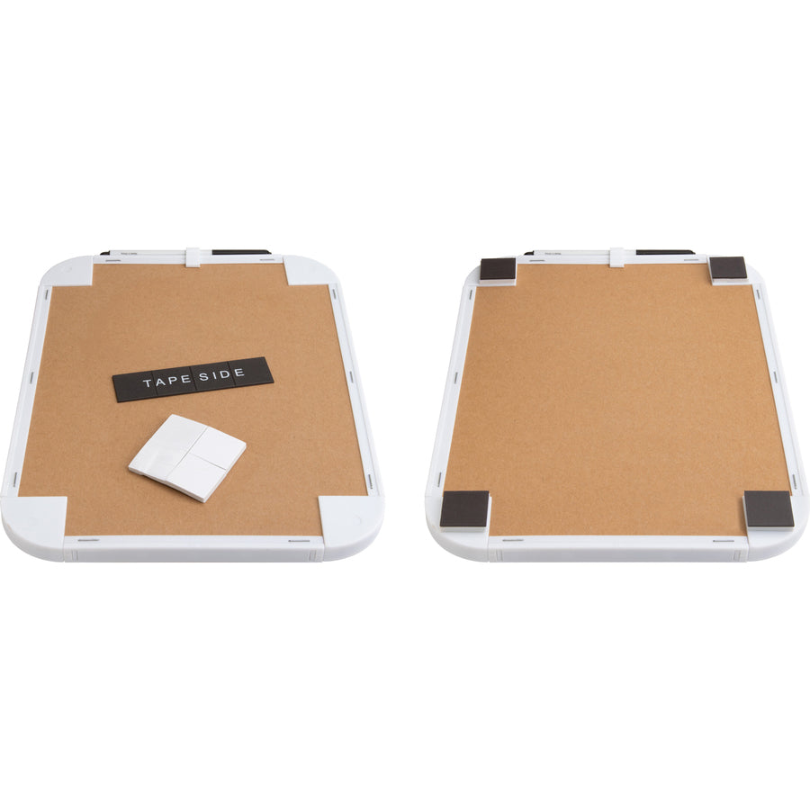 lorell-personal-whiteboards-11-09-ft-width-x-85-07-ft-height-white-melamine-surface-white-plastic-frame-rectangle-6-bundle_llr75620bd - 5