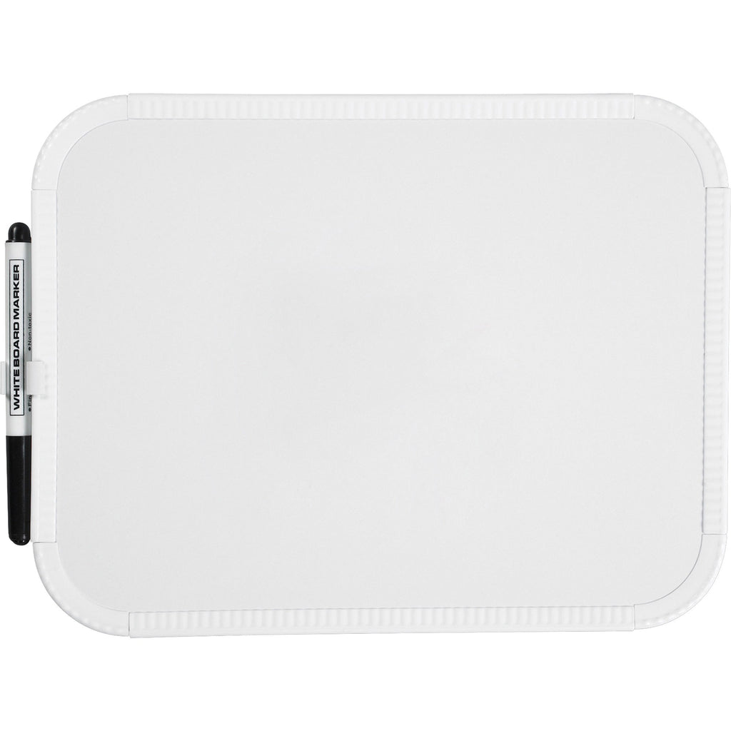 lorell-personal-whiteboards-11-09-ft-width-x-85-07-ft-height-white-melamine-surface-white-plastic-frame-rectangle-6-bundle_llr75620bd - 2