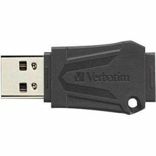 Verbatim 64GB ToughMAX USB Flash Drive - 64 GB - USB 2.0 - Black - Lifetime Warranty - 1 Each