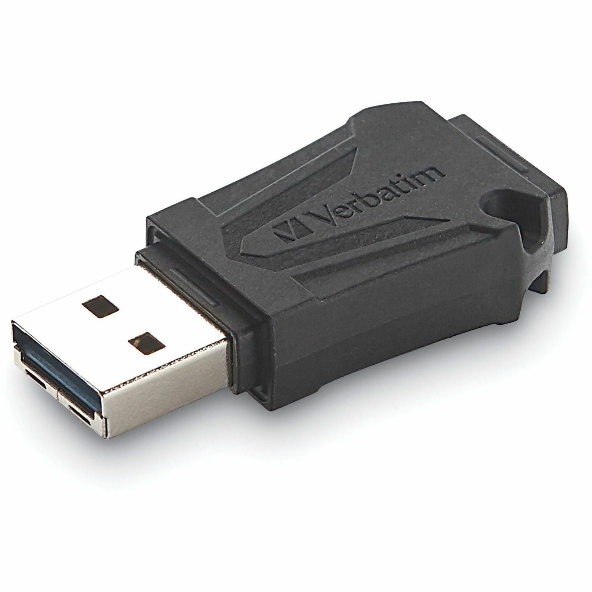 verbatim-64gb-toughmax-usb-flash-drive-64-gb-usb-20-black-lifetime-warranty-1-each_ver70058 - 1