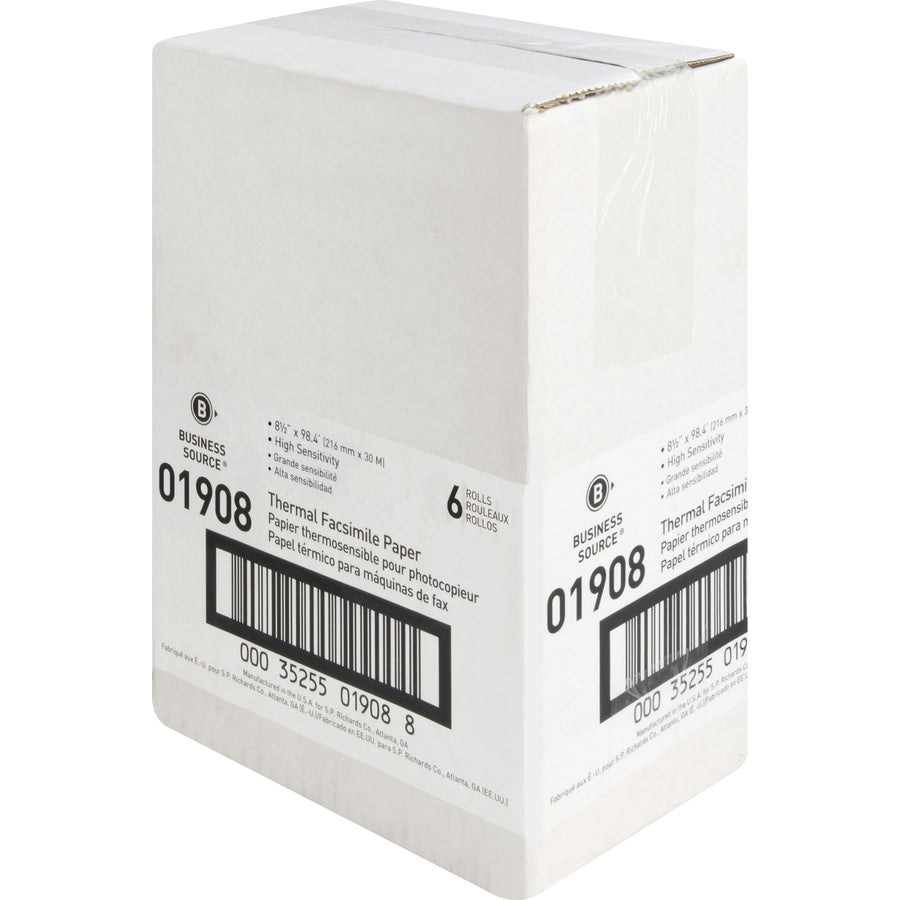 business-source-thermal-fax-paper-rolls-8-1-2-x-98-ft-6-carton-white_bsn01908 - 5