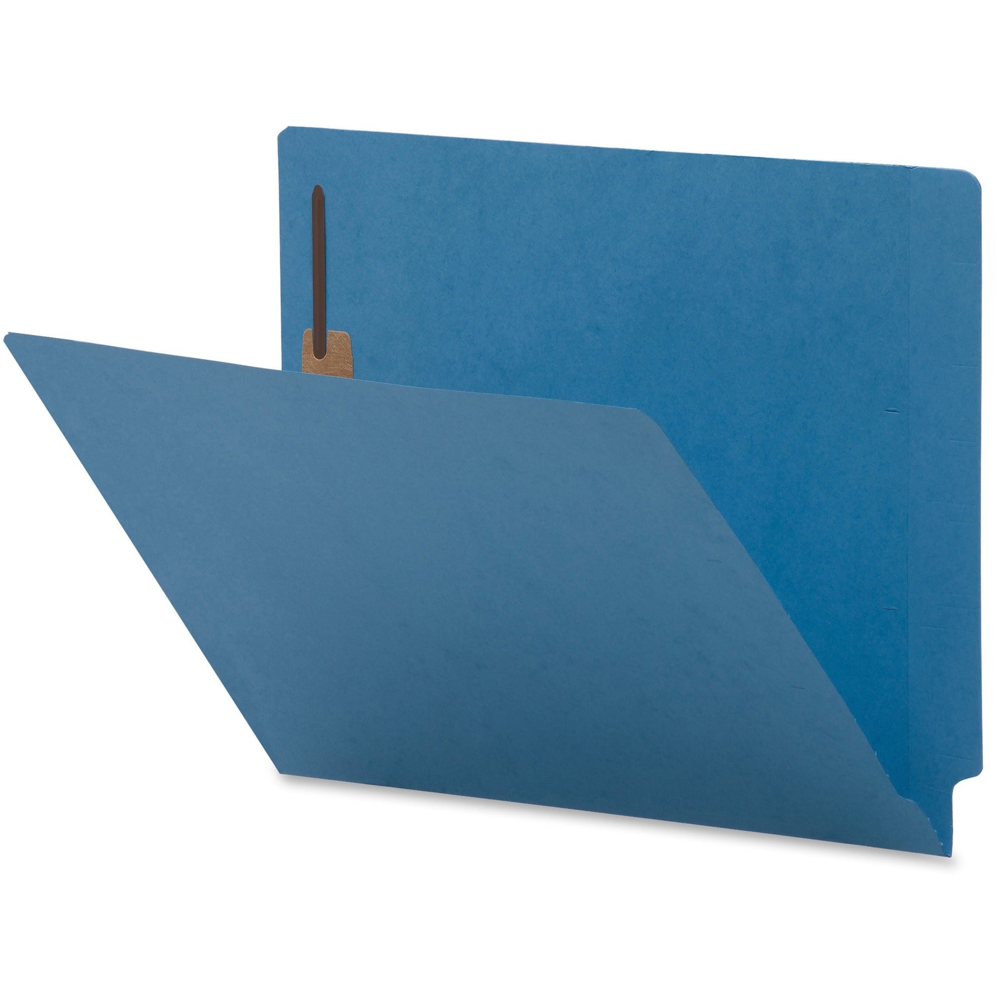 business-source-letter-recycled-fastener-folder-8-1-2-x-11-2-fasteners-end-tab-location-blue-10%-recycled-50-box_bsn17242 - 1