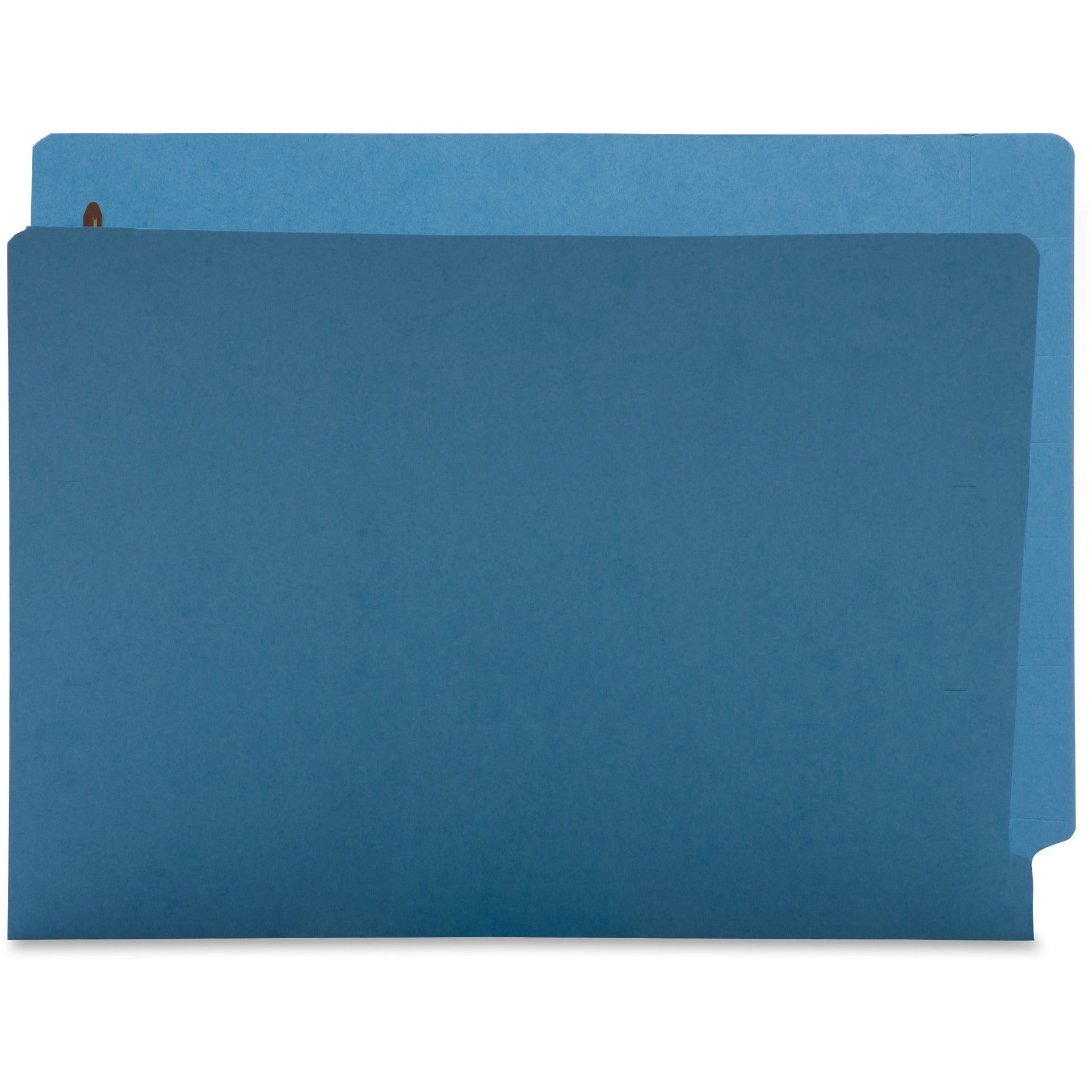 business-source-letter-recycled-fastener-folder-8-1-2-x-11-2-fasteners-end-tab-location-blue-10%-recycled-50-box_bsn17242 - 2
