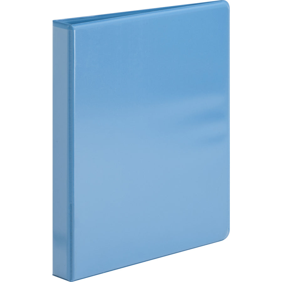 business-source-round-ring-view-binder-1-binder-capacity-letter-8-1-2-x-11-sheet-size-225-sheet-capacity-round-ring-fasteners-2-internal-pockets-polypropylene-chipboard-board-light-blue-wrinkle-free-non-glare-transfer-saf_bsn19602 - 7