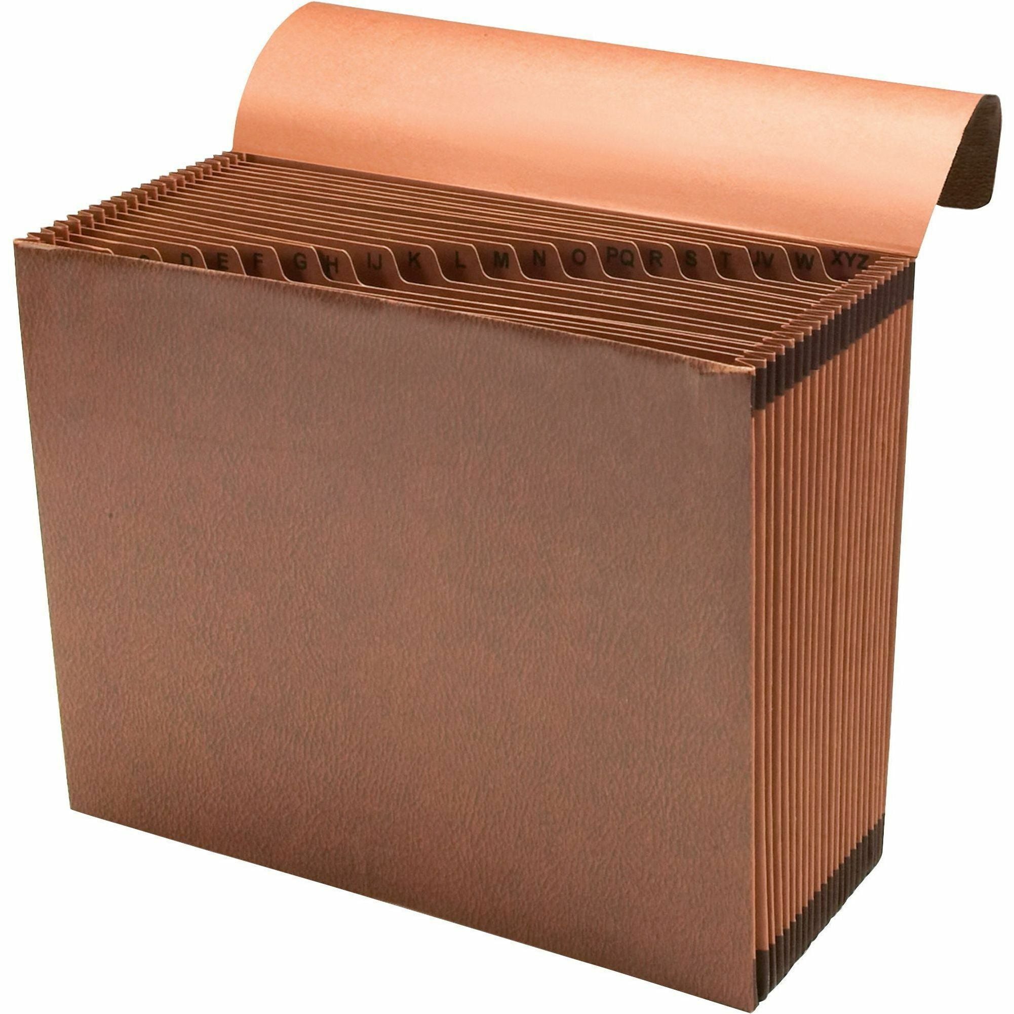 business-source-letter-recycled-expanding-file-8-1-2-x-11-21-pockets-brown-30%-recycled-1-each_bsn23680 - 2