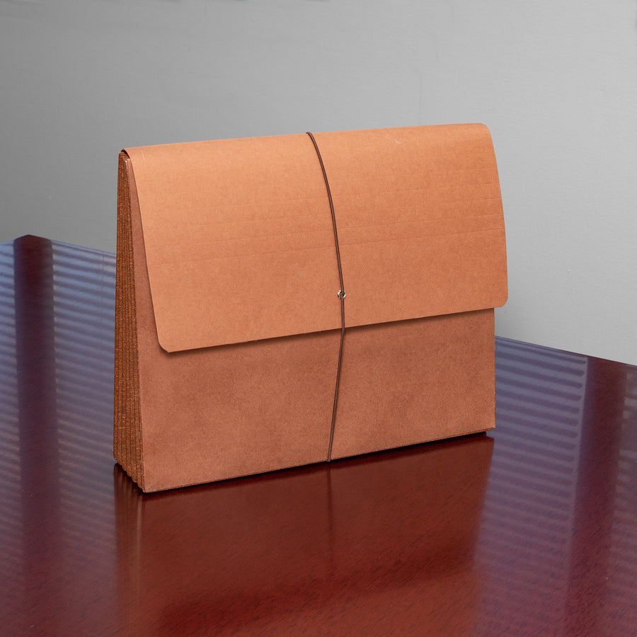 business-source-letter-recycled-file-wallet-8-1-2-x-11-5-1-4-expansion-brown-30%-recycled-1-each_bsn26575 - 3