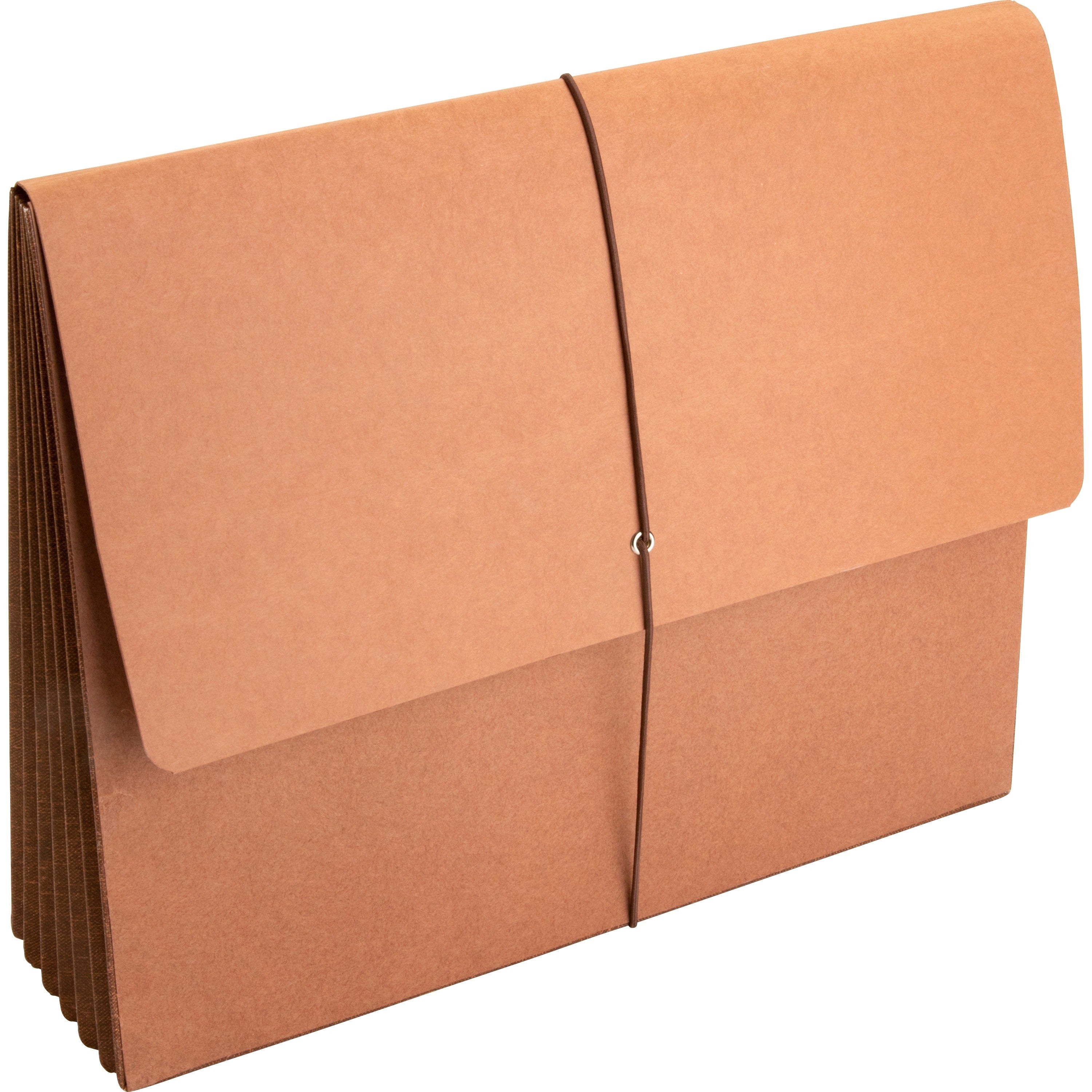 business-source-letter-recycled-file-wallet-8-1-2-x-11-5-1-4-expansion-brown-30%-recycled-1-each_bsn26575 - 1