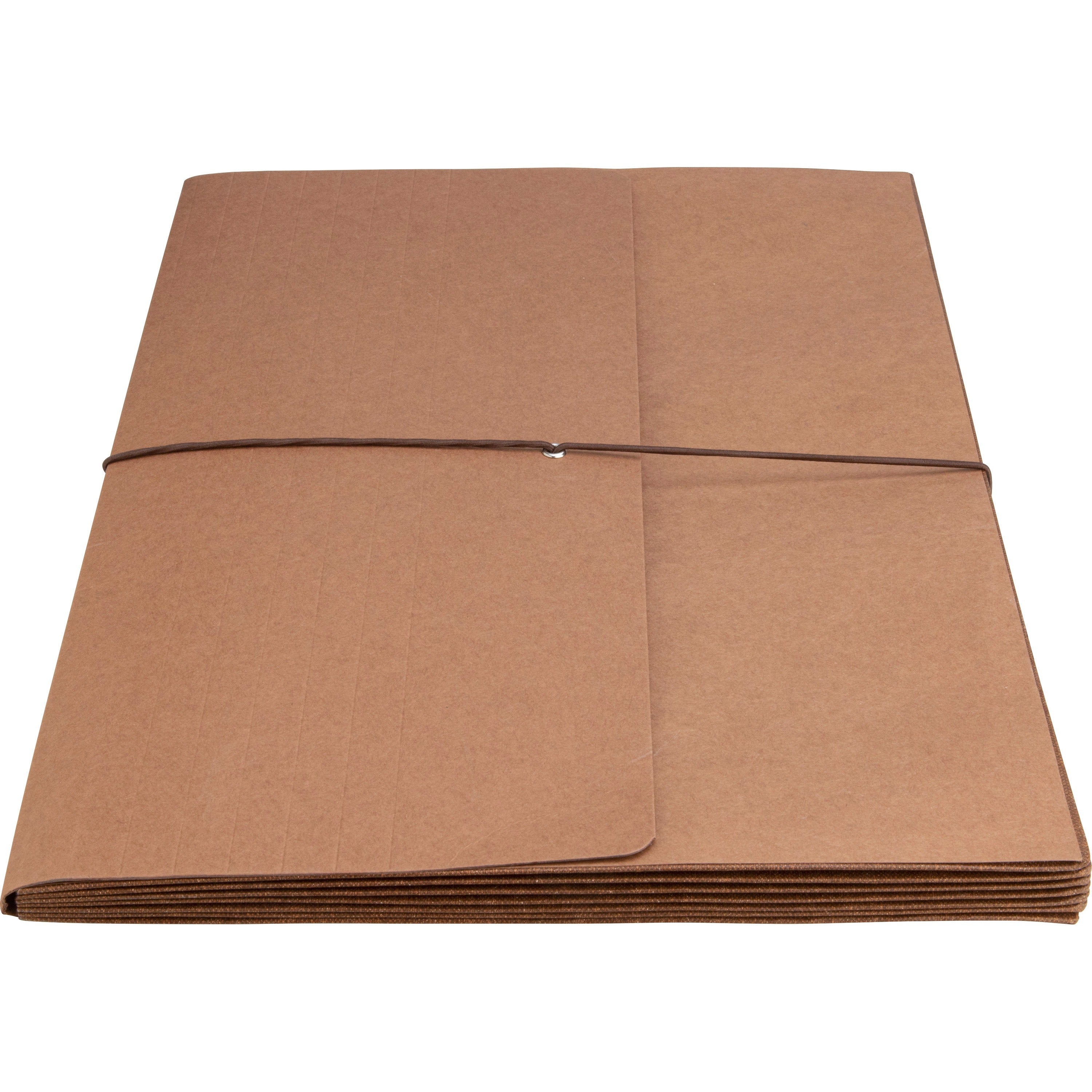 business-source-legal-recycled-file-wallet-8-1-2-x-14-5-1-4-expansion-brown-30%-recycled-1-each_bsn26576 - 2