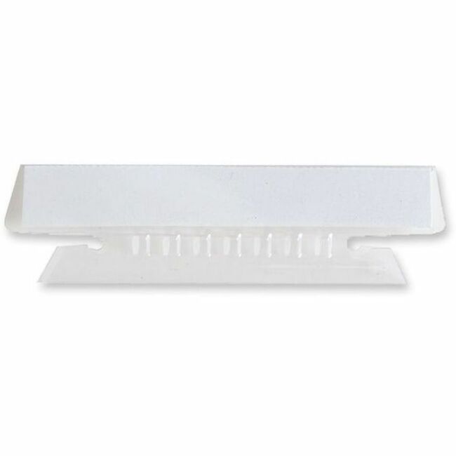 business-source-plastic-clear-tabs-25-tabs350-tab-width-clear-plastic-tabs-25-pack_bsn43t - 1