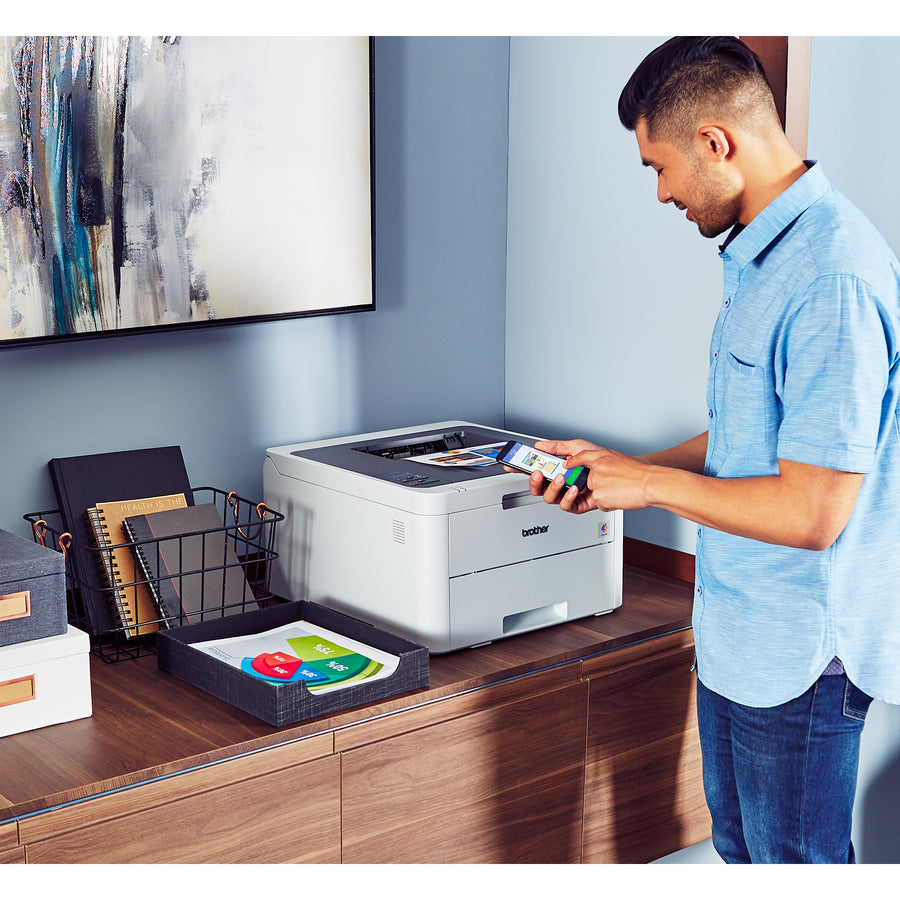 HLL3210CW Compact Digital Color Printer with Wireless