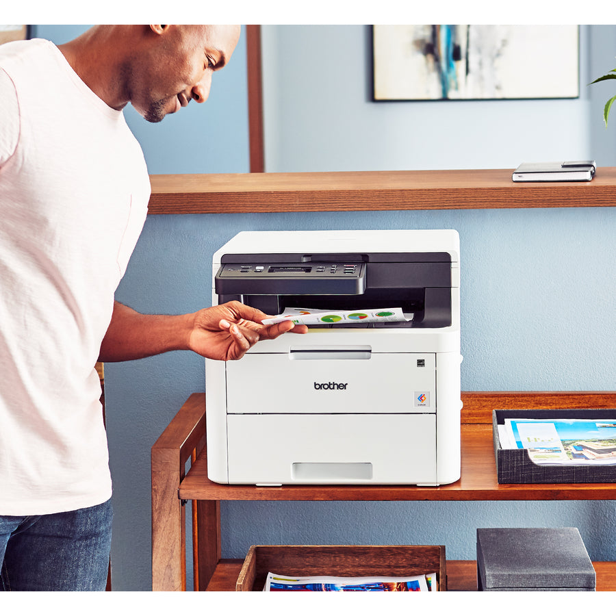 HLL3290CDW Compact Digital Color Printer with Convenient Flatbed Copy and Scan, Plus Wireless and Duplex Printing