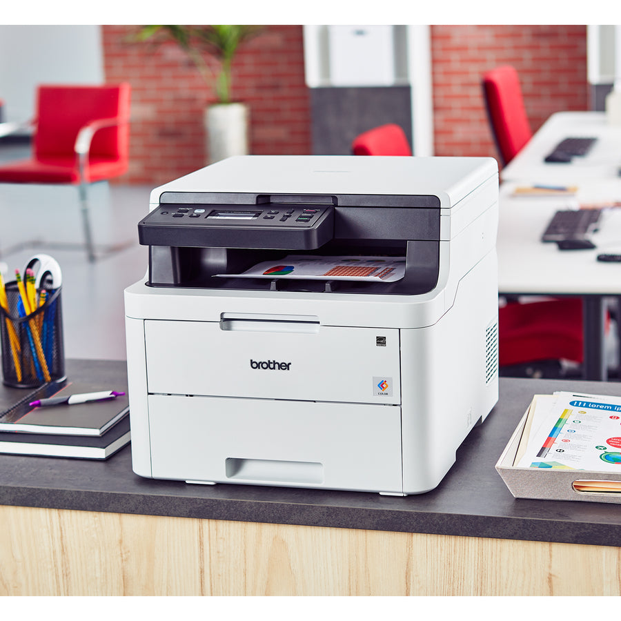 HLL3290CDW Compact Digital Color Printer with Convenient Flatbed Copy and Scan, Plus Wireless and Duplex Printing