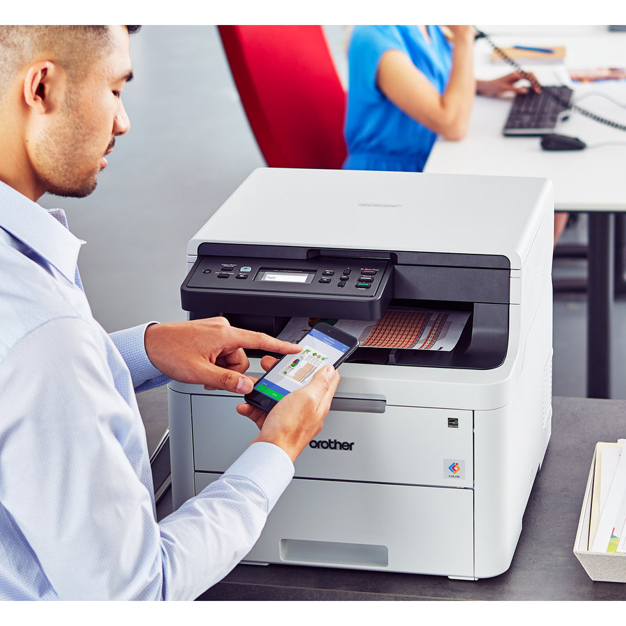 HLL3290CDW Compact Digital Color Printer with Convenient Flatbed Copy and Scan, Plus Wireless and Duplex Printing