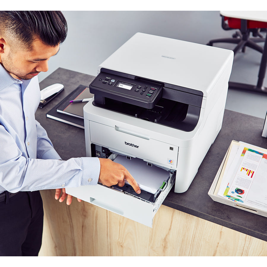 HLL3290CDW Compact Digital Color Printer with Convenient Flatbed Copy and Scan, Plus Wireless and Duplex Printing