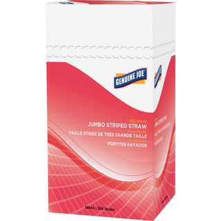 genuine-joe-jumbo-striped-straws-78-length-plastic-24-carton-red-white_gjo58944ct - 2