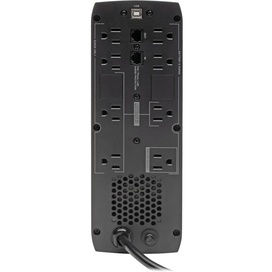 ECO Series Desktop UPS Systems with USB Monitoring, 10 Outlets, 1,440 VA, 316 J
