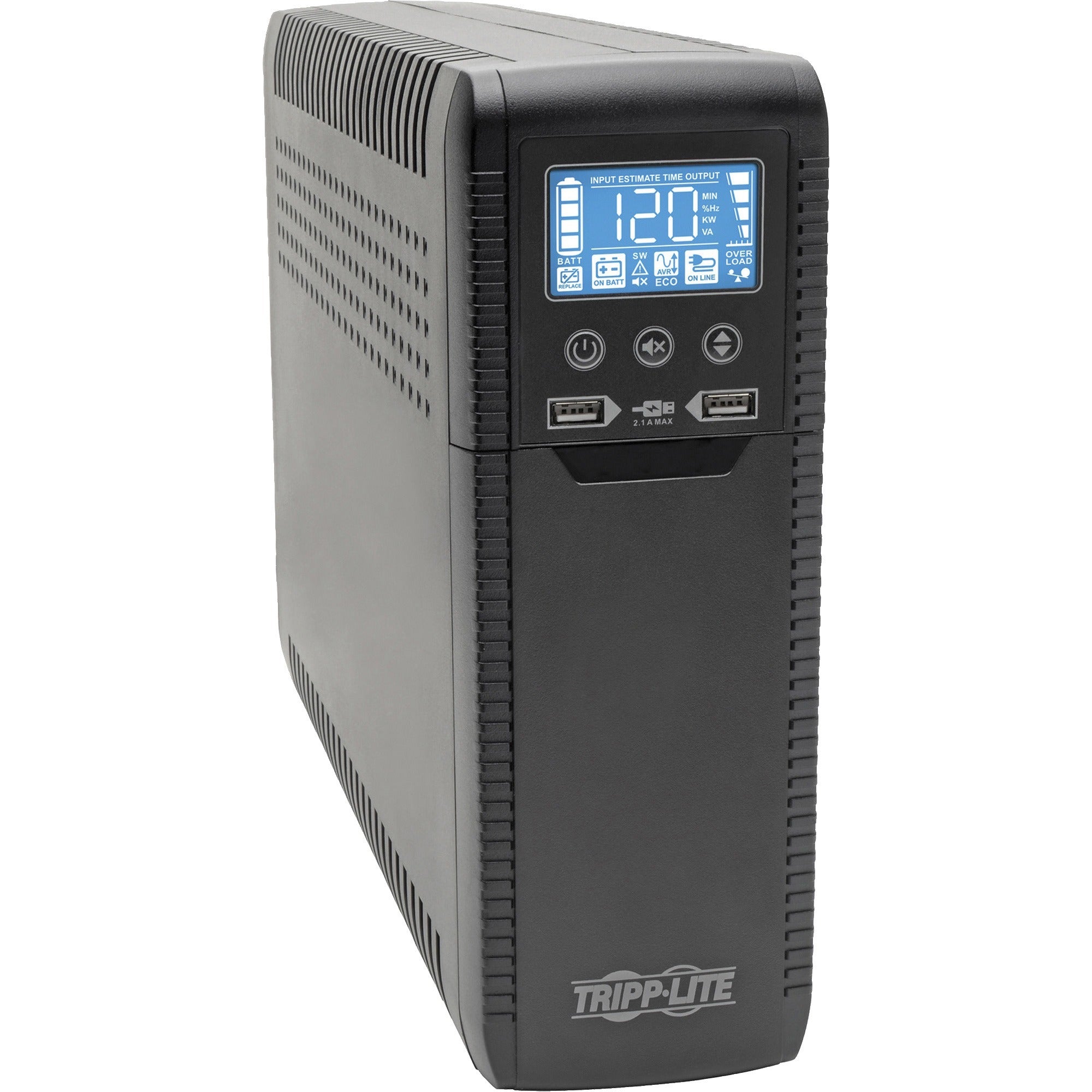 ECO Series Desktop UPS Systems with USB Monitoring, 10 Outlets, 1,440 VA, 316 J