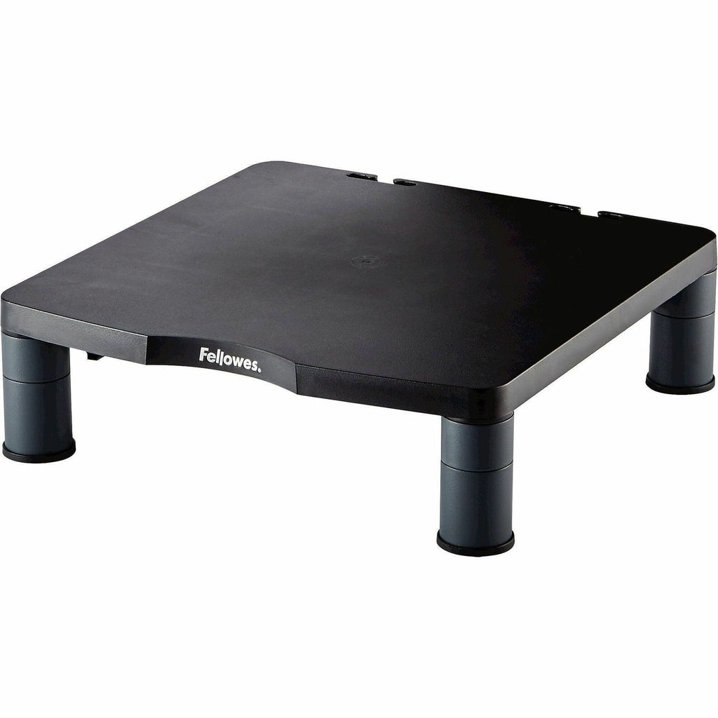 Standard Monitor Riser, 13.38" x 13.63" x 2" to 4", Graphite, Supports 60 lbs