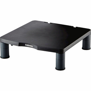 Standard Monitor Riser, 13.38" x 13.63" x 2" to 4", Graphite, Supports 60 lbs