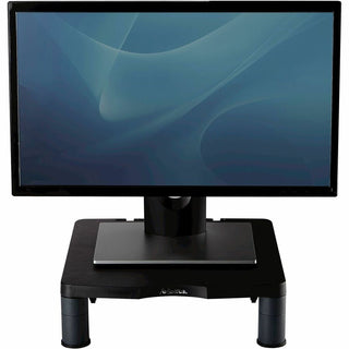 Standard Monitor Riser, 13.38" x 13.63" x 2" to 4", Graphite, Supports 60 lbs