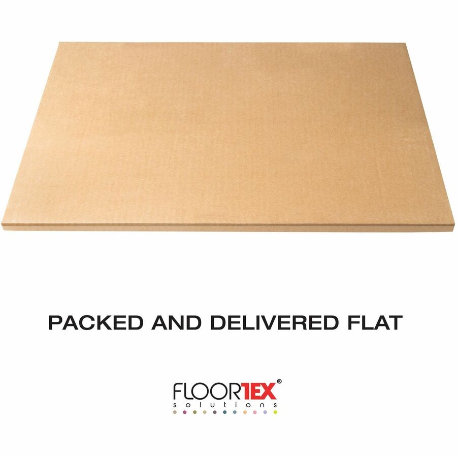 Ecotex Enhanced Polymer Rectangular Chair Mat for Hard Floors - 36" x 48" - Hard Floor - 48" Length x 36" Width x 0.075" Depth x 0.075" Thickness - Rectangular - Polymer - Clear - 1Each - TAA Compliant