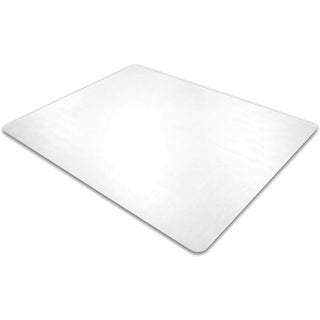 Ecotex Enhanced Polymer Rectangular Chair Mat for Hard Floors - 36" x 48" - Hard Floor - 48" Length x 36" Width x 0.075" Depth x 0.075" Thickness - Rectangular - Polymer - Clear - 1Each - TAA Compliant