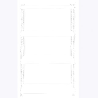 Lorell Iron Horse 2300 lb Capacity Riveted Shelving - 4 Shelf(ves) - 60" Height x 36" Width x 18" Depth - 30% Recycled - Black - Steel, Particleboard - 1 Each