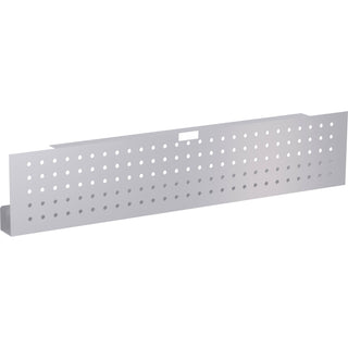 Lorell 48" Training Table Modesty Panel - 42" Width x 3" Depth x 10" Height - Steel - Metallic Silver