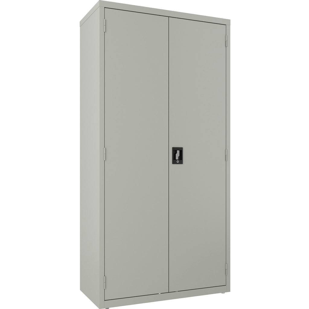 lorell-fortress-series-wardrobe-cabinet-18-x-36-x-72-2-x-doors-locking-door-gray-steel-recycled_llr66967 - 1