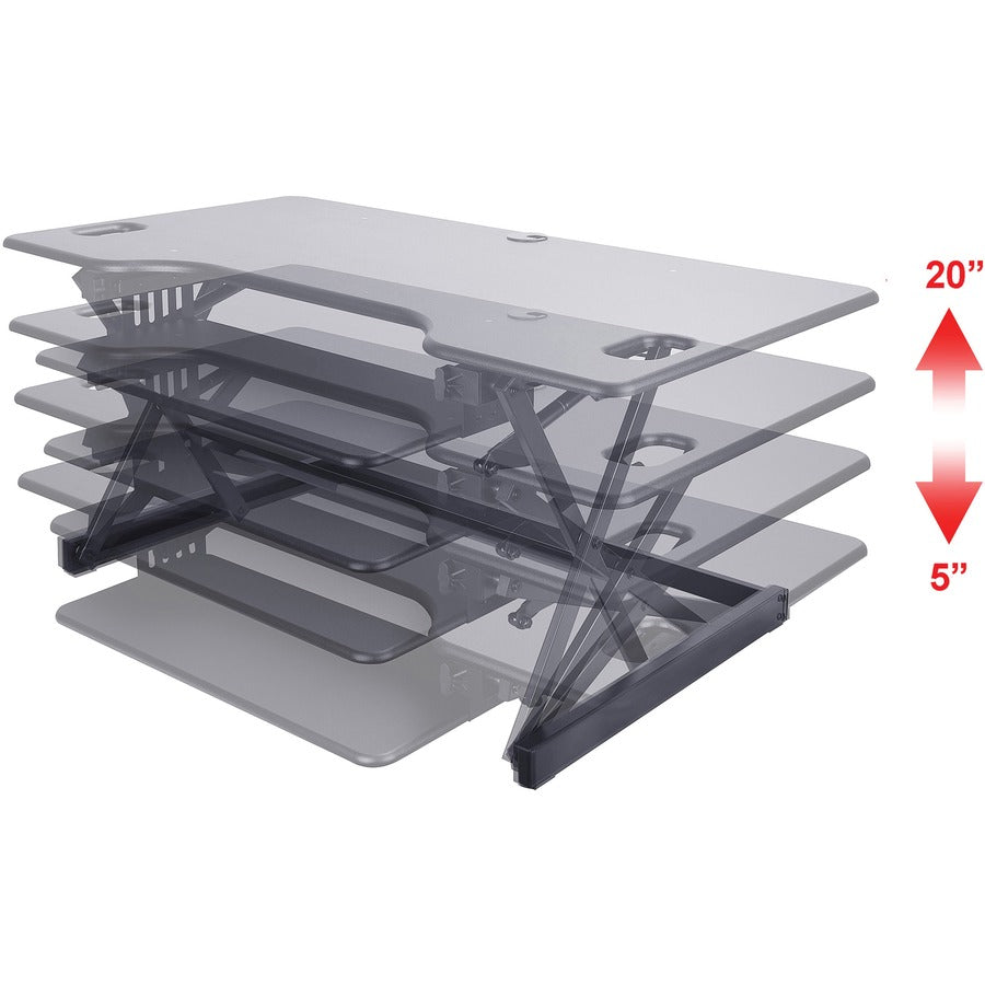 lorell-xl-adjustable-desk-monitor-riser-45-lb-load-capacity-20-height-x-46-width-x-24-depth-desktop-black_llr82013 - 7