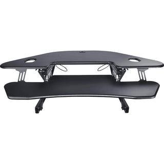 Lorell Corner Desk Riser - 40 lb Load Capacity - 18" Height x 45.5" Width - Desktop - Black