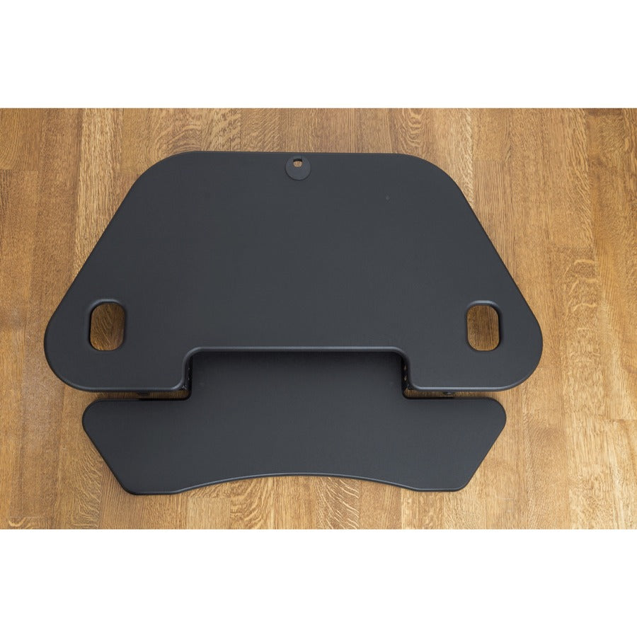 Lorell Corner Desk Riser - 40 lb Load Capacity - 18" Height x 45.5" Width - Desktop - Black