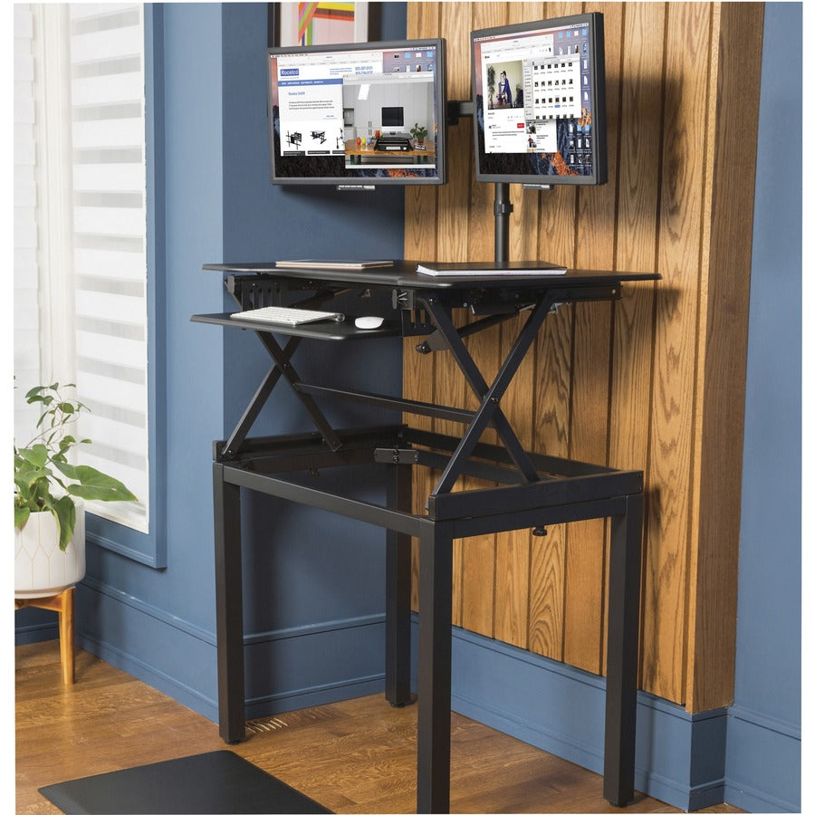 lorell-adjustable-desk-riser-floor-stand-29-height-x-36-width-x-228-depth-floor-steel-black_llr82015 - 5