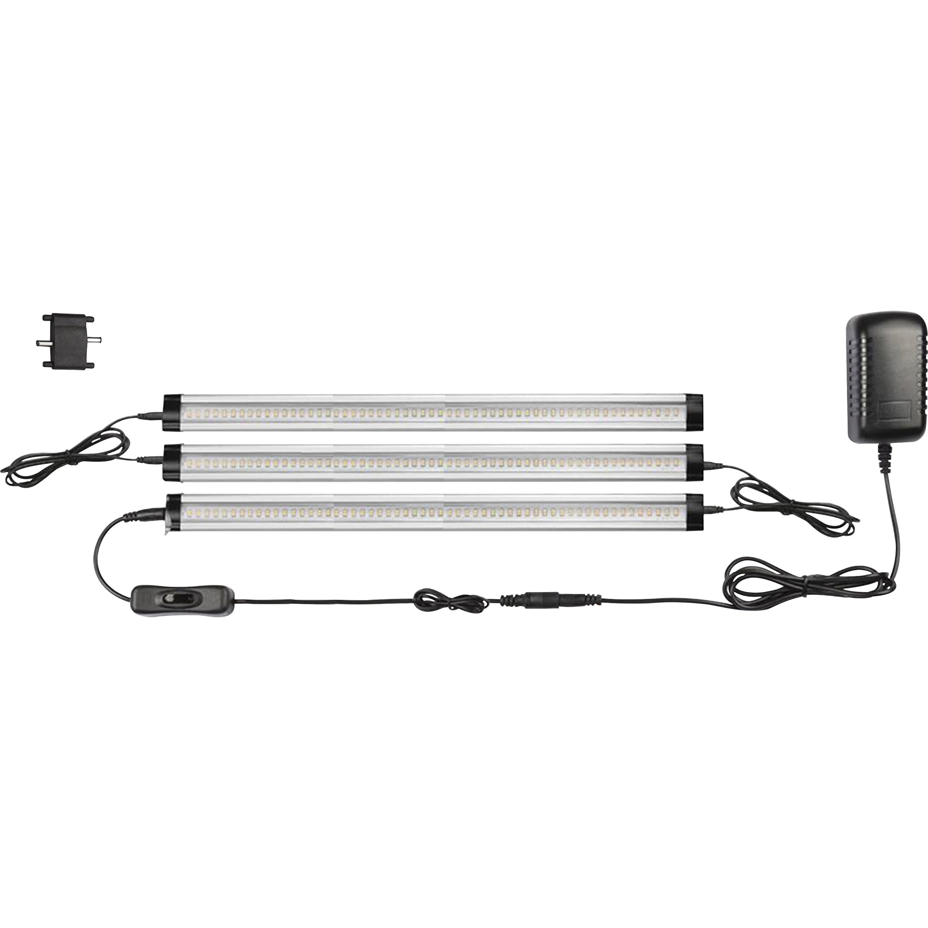 lorell-led-task-lighting-starter-kit-1-height-2-width-led-bulb-1350-lm-lumens-silver-black-for-furniture_llr82020 - 1