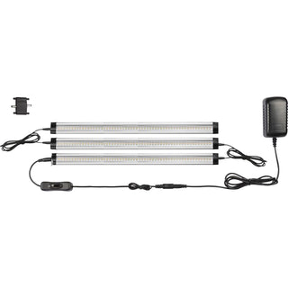 lorell-led-task-lighting-starter-kit-1-height-2-width-led-bulb-1350-lm-lumens-silver-black-for-furniture_llr82020 - 1