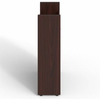 Lorell Prominence 2.0 Slim Modular Table Base - Mahogany Base - 28" Height x 24" Width x 8" Depth - Assembly Required - 1 Each