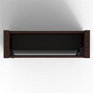Lorell Prominence 2.0 Modular Table Base with Door - Mahogany Base - 28" Height x 24" Width x 8" Depth - Assembly Required - 1 Each