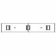 Lorell Prominence 2.0 Modular Table Base with Door - Mahogany Base - 28" Height x 24" Width x 8" Depth - Assembly Required - 1 Each